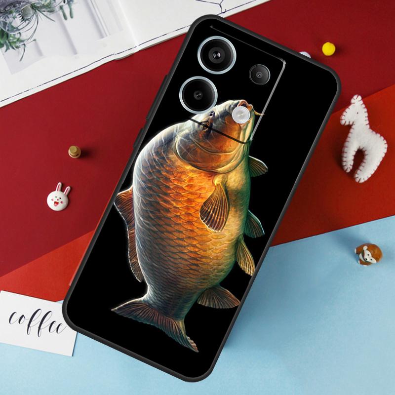 Чехол CARP FISH FISHING для Xiaomi Redmi Note 13 12 10 8 9 11 Pro 12S 10S 11S Redmi 13C 10A 10C 9C 12C Cover