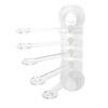 Acrylic Transparent Aquarium Five Claw Life Tree Shape Coral SPS Button 5 Hole Frag Rack Base Fish   Accessories