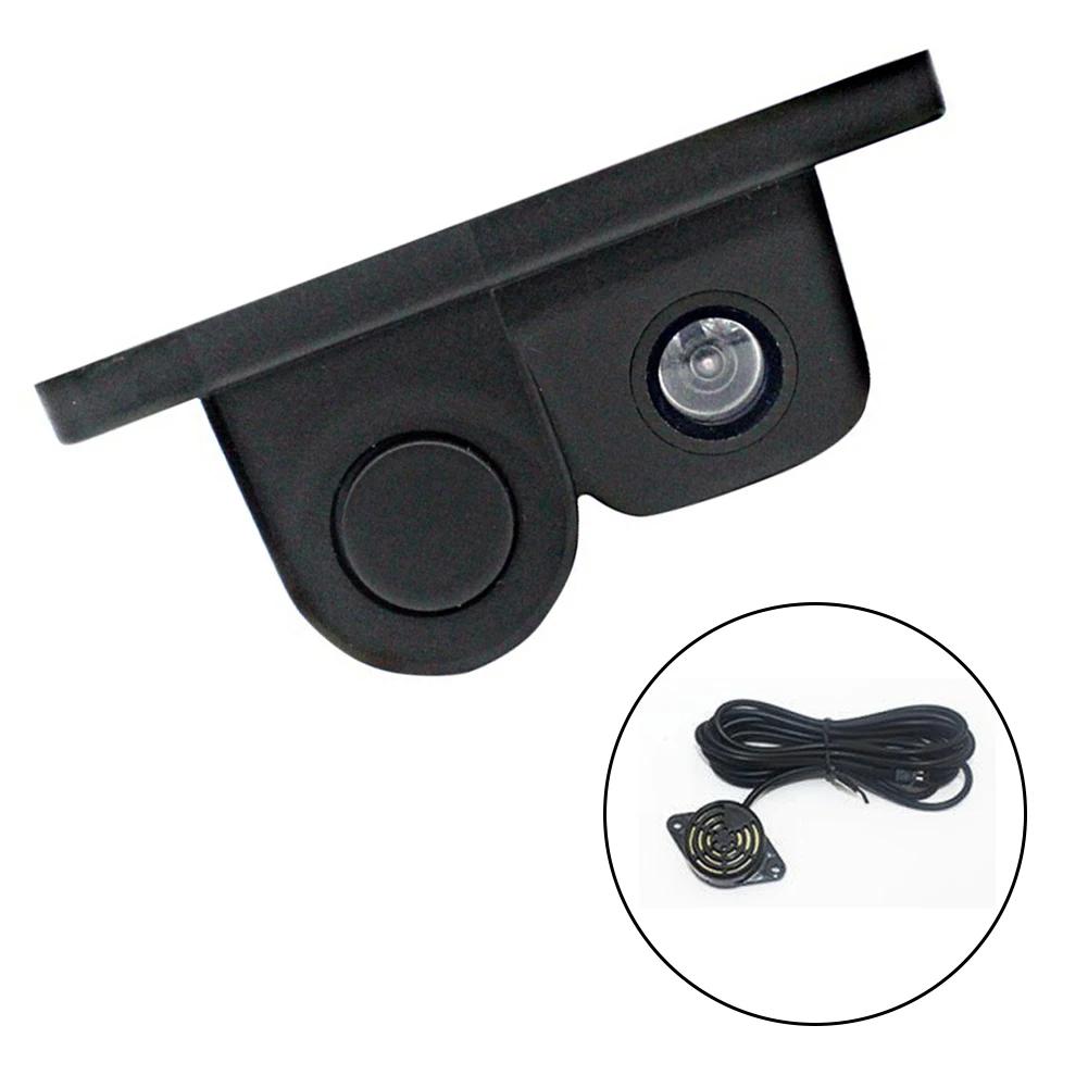 2in1 Car Parking Reversing Sensor Rear View Camera Kit with High Quality Material and Rh95% MAX Working Temperature