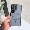 Матовый Мягкий Чехол для Телефона с MagSafe для Samsung Galaxy S26 Plus + S25 S24 S23 Ultra Магнитный Беспроводная Зарядка Ударопрочный Чехол
