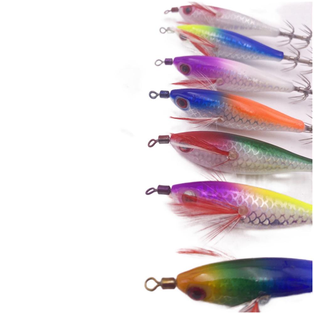 Squid Hook Fishing Lure 1pc 5g/8cm Cuttlefish Fake Bait