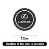 Interior Stickers 1/2Pcs Car Cup Holder Mat Anti Slip Coasters Pads Interior Accessories For Lexus LS LC IS350 ES300h ES300 IS25