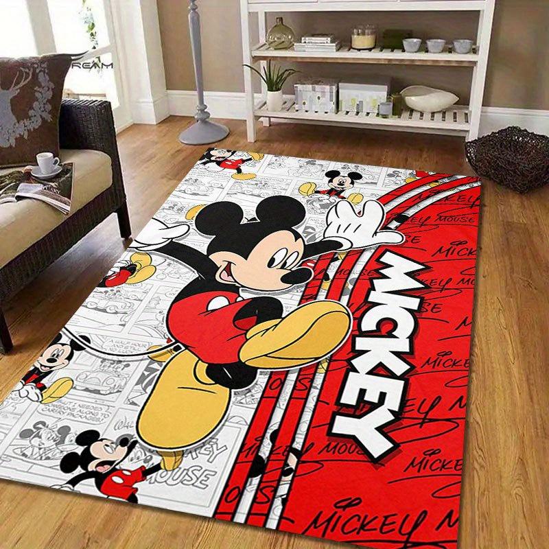 1 шт. Ковер с рисунком персонажей мультфильмов Disney, ковер для зоны, нескользящий ковер, коврик для пола, стирающийся вручную, подходит для гостиной, спальни, домашнего декора