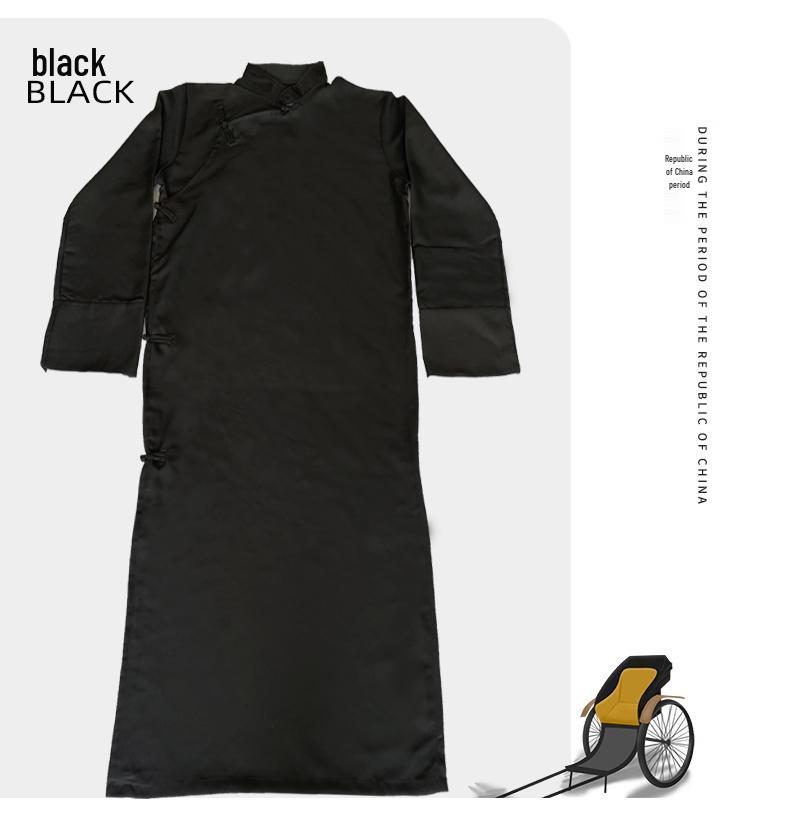 Китайский халат косая застежка традиционный костюм для выступлений