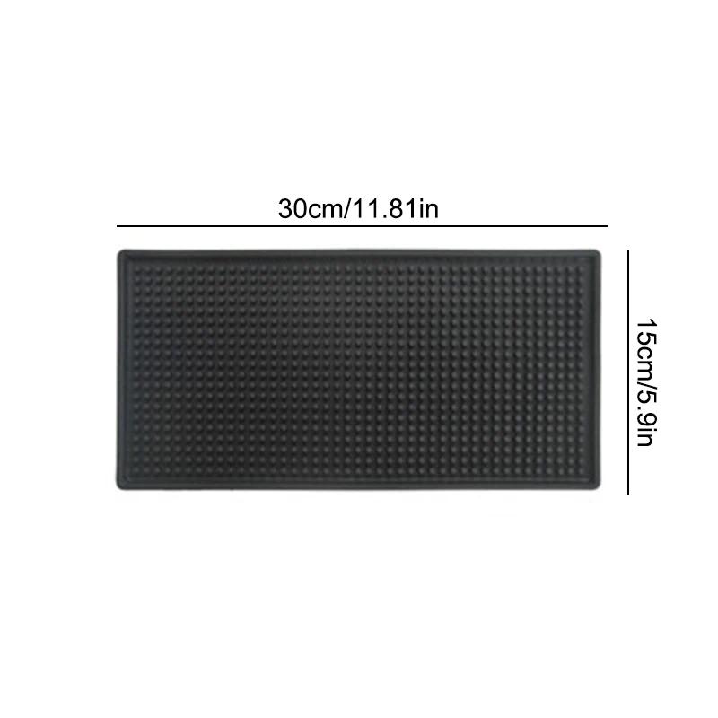 ПВХ Противоскользящий Дренажный коврик Кофейный Барный коврик Подставка для Кофемашины Настольный коврик для Пролитой Жидкости Водонепроницаемый Термостойкий Подставка Дренажный коврик для Домашнего Бара