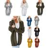 Fashionable Casual Knitted Sweater With Loose Long Sleeve Women Cardigan