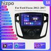 9-дюймовый DSP 2Din Android автомобильный радиоприемник мультимедийный видеоплеер для Ford Focus 3 Mk 3 2012-2017 GPS-навигация Carplay 4G 2 Din стерео BT интеллектуальный экран