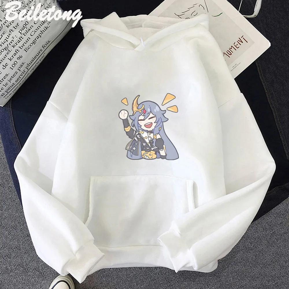 Honkai Impact 3rd Anime Hoodies Kawaii Cartoon Sweatshirts Cute Manga Woman Man Long Sleeve Sweatshirts Pullovers