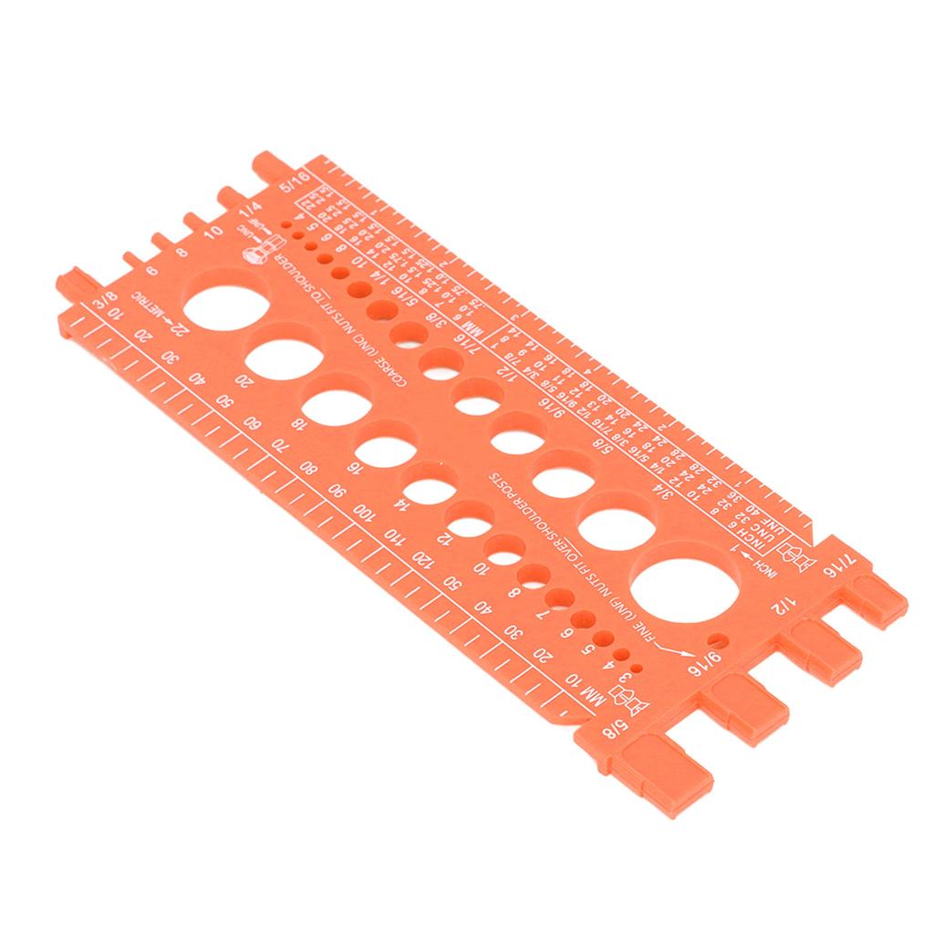 Гайка Болт Винт Калибр Многофункциональный Дюймовый Метрический Быстрая Идентификация Гайка Болт Проверка Резьбы для