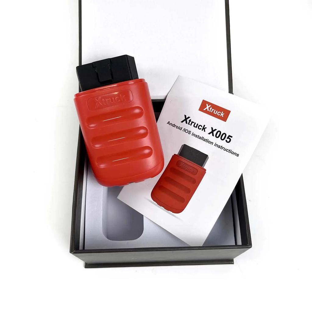 Xtruck X005 Bluetooth Сканер для диагностики грузовиков Прошивка ЭБУ Для чтения и сброса кодов неисправностей, Тест регенерации DPF. для SHACMAN SINOTRUK