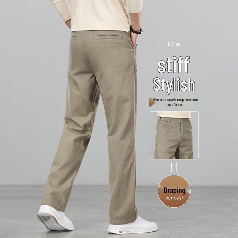 PLAYBOY Мужские повседневные брюки прямого кроя из хлопка