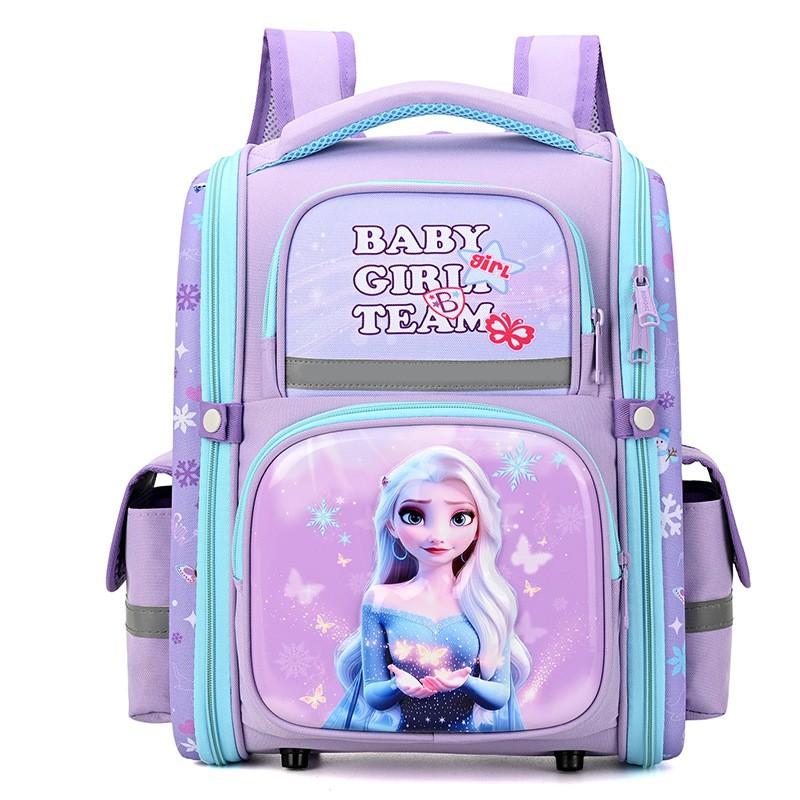 Spider-Man Kids Backpack School Ages 6-10 3D Hard Shell Lightweight Oxford Fabric Dual Strap Bag With Reflective Safety Strip