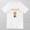 METALLICA Футболка со знаком "Рога" Хэви-метал Рок-группа Легенда Хлопок кольцевого прядения Унисекс Футболка