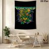 Mutant Turtles Urban Warriors Tapestry Fashion Print Wallmounted Home Decor Wall Decoration Soft