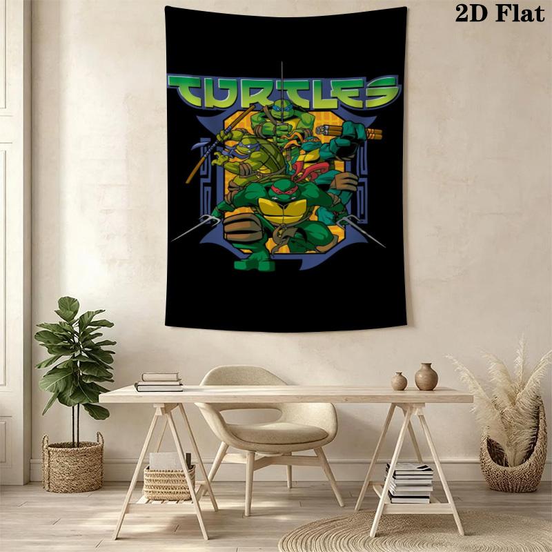 Mutant Turtles Urban Warriors Tapestry Fashion Print Wallmounted Home Decor Wall Decoration Soft