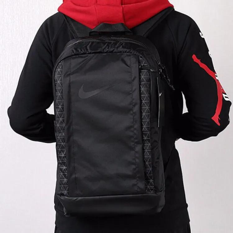 Nike Polyamide Backpack Regular Unisex Pure Black (Unisex) Backpacks BA5541 010