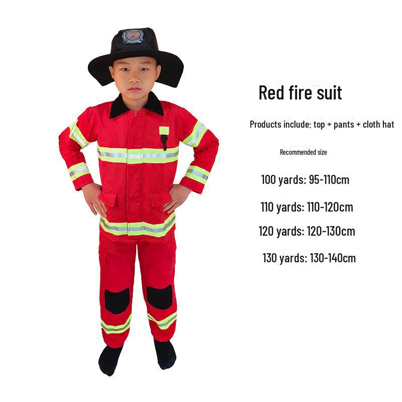 Детский костюм пожарного для сцены и косплея – профессиональный костюм для ролевых игр