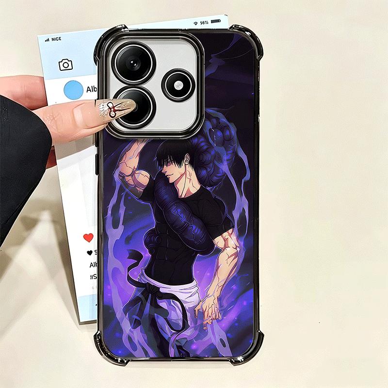 Аниме Фушигуро Тодзи JUJUSU Мягкий чехол для телефона для Xiaomi Poco X7 X8 Pro Max X6 X5 X3 F8 Ultra F7 M8 M7 M5S Redmi 15C 15A 15 14C 13