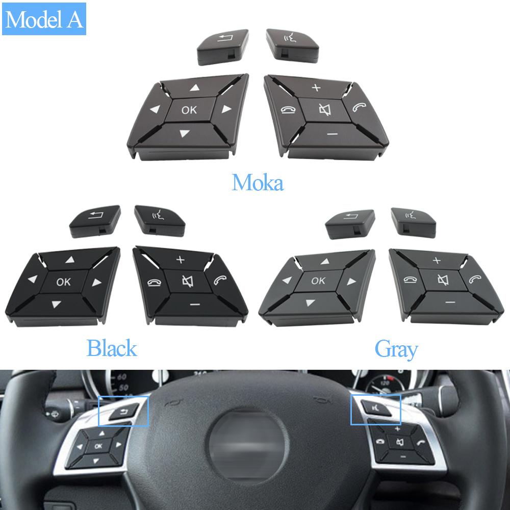 Car Interior Left Right Multi-Function Steering Wheel Button Control Switch For Benz ML GL G Class W166 W463 GL550 GL350