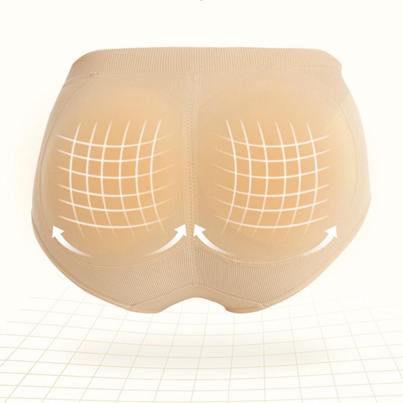 Женские трусики с подтяжкой ягодиц, дышащие бесшовные трусы с низкой талией, корректирующее нижнее белье для ягодиц