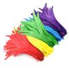 50Pcs/Lot 25-30Cm Rooster Tail Feathers Colorful Real Pheasant Feather For Crafts Natural Plumes On The Head Carnival Decoration