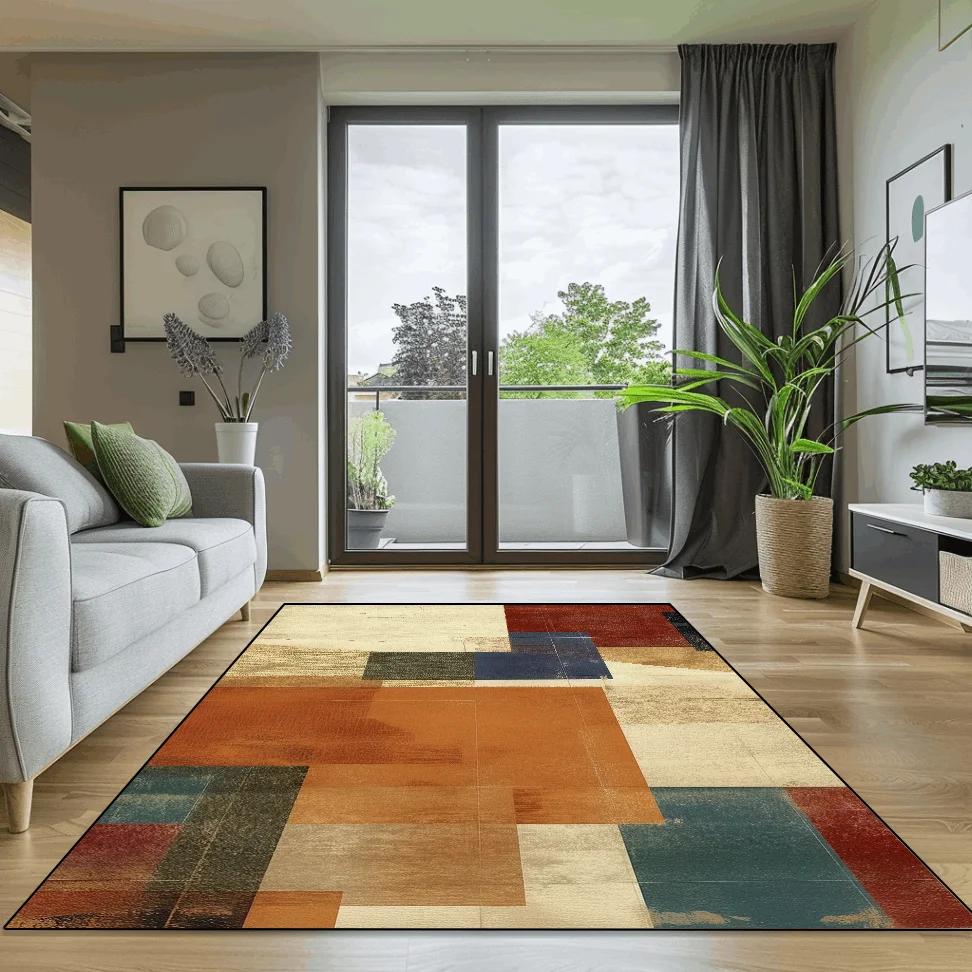 Modern Abstract Carpet for Living Room Decorative Home Sofa Table Area Large Rugs Bedroom Lounge izable Non-slip Floor Mat