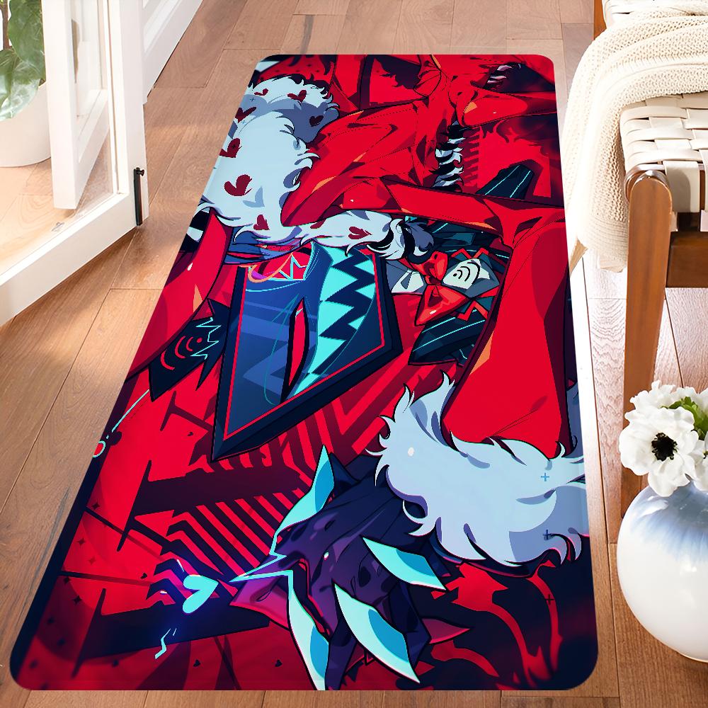 HazbinS H-Hotels Anmie Floor Carpet Kids Room Bedroom Decoration Balcony Anti-Slip Doormat Living Room Hotel Decor Mat