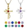New Cross Rose Necklace Women 'S Fashion Pendant Necklace Jewelry
