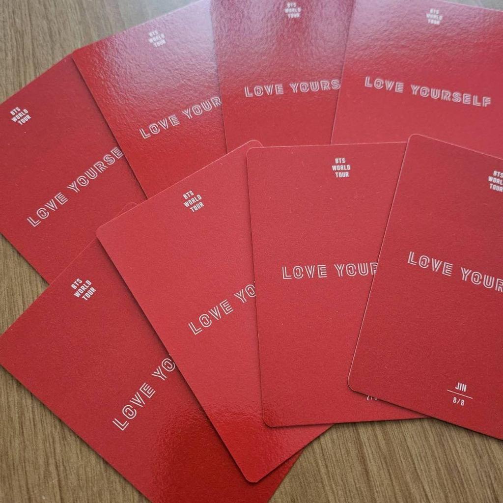 [Б/У] Полная мини-фотография BTS LOVE YOURSELF JAPAN Джин