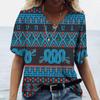 Летние женские футболки, этнический костюм, 3d рубашки, футболки, повседневная уличная одежда в стиле Харадзюку, большие топы с v-образным вырезом, винтажная женская одежда