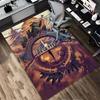 Custom Name Knightly Shield Living Room Non-Slip Area Rug Soft Carpet for Bedroom Kids Playroom Sofa Office Home Decor Doormat