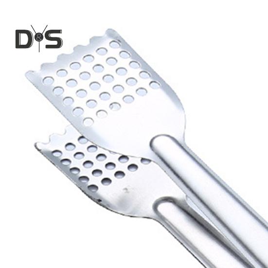 Stainless Steel Practicability Food Tong Heat Insulation Comfortable To Grip Versatile Bread Clip Kitchen Supplies