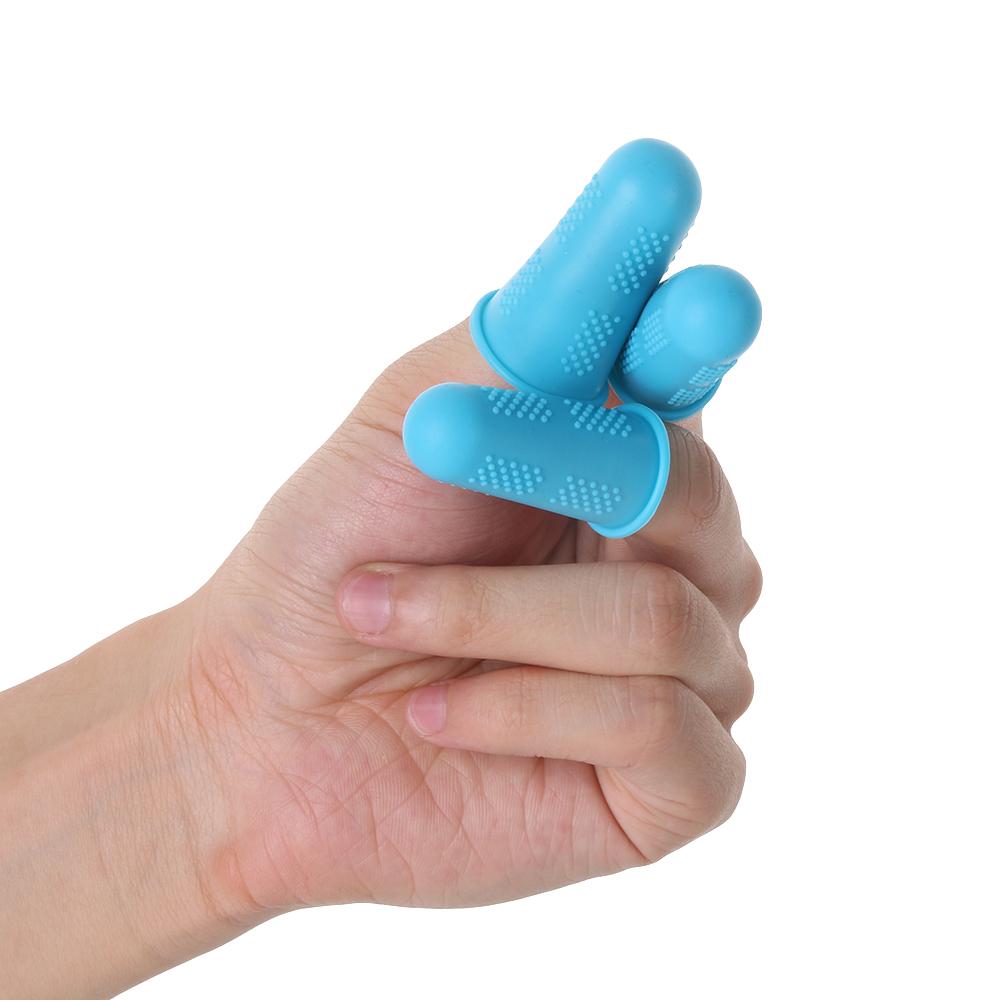 5 шт. Наперсток для рукоделия, шитья, нескользящие защитные колпачки, силиконовый напальчник, защита для пальца