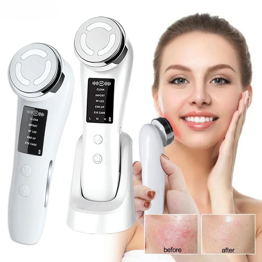 Skin Tightening Machine Radio Frequency Facial High Frequency Face Lifting Machine EMS Facial Microcurrent Skin Tightening Device