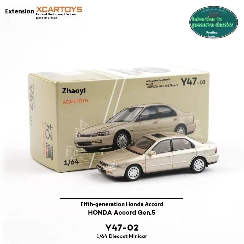 MPC4 XCARTOYS Honda Accord Diecast Model Car 1:64 Scale - 4th 5th 6th Gen Classic Alloy Replica Collector's Gift for Car Enthusiasts