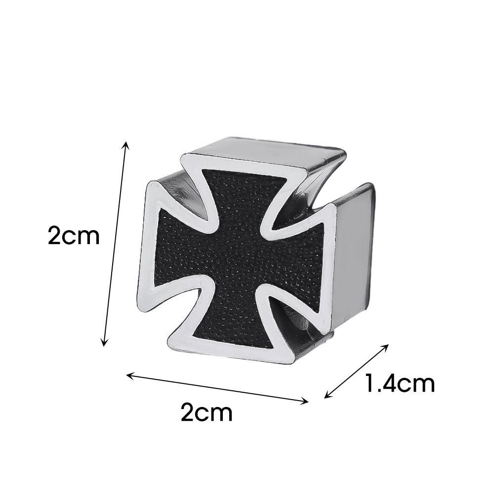 Cross Style Bike Motorcycle Tyre Accessories Dust-proof Cover Protective Cover Valve Stem Cap