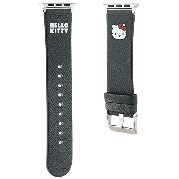 Pasek do Apple Watch Hello Kitty Kitty Head Czarny