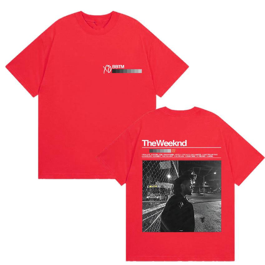 2026 Limited The Weeknd XO Album Merch Oversized T Shirts Unisexs Retro Style Gothic Clothing Tshirt Street Hip Hop Cotton TShirt