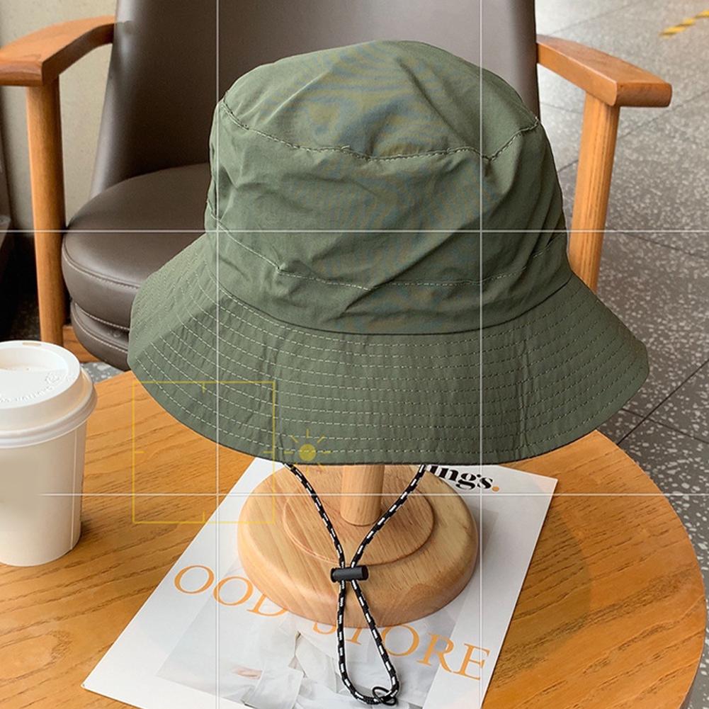 Fashion Outdoor Bucket Hat For Men Women Summer Quick-drying Foldable Sunshade Fisherman Hat For Hiking Fishing