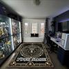 1PC Custom Name Dark Gothic Frame Theme Floor Mat Ideal for Living Room, Game Rooms, Office, Bedroom,Floor Mat Playful Design