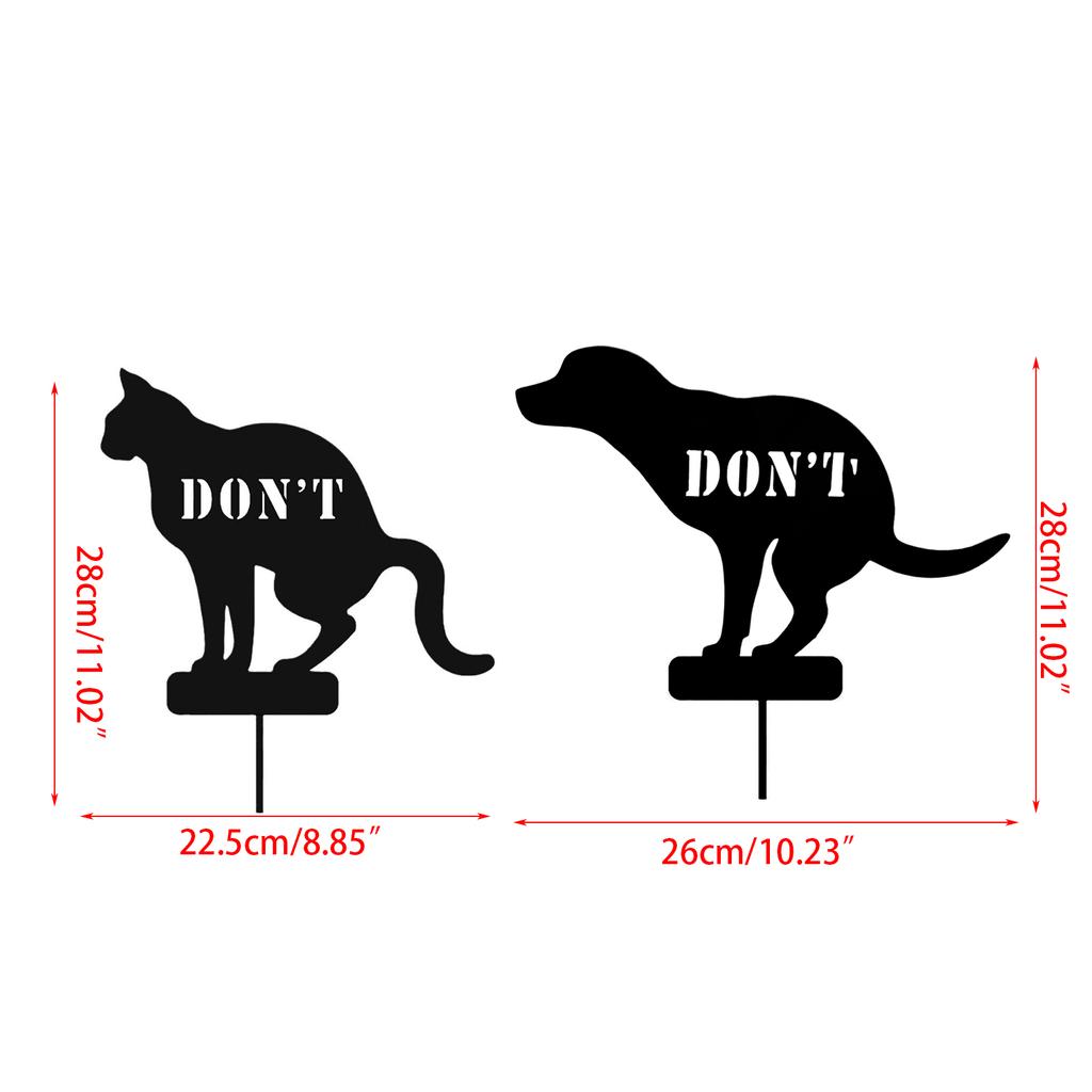 Железный столбик с надписью «Не какать во дворе» Не разрешается какать во дворе Садоводство Декоративный столбик для садового газона и двора