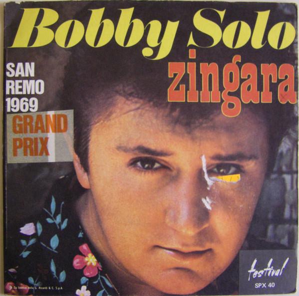 7-дюймовая пластинка БОББИ СОЛО Zingara SPX40 DISQUES FESTIV 1969 Франция Поп Б/У