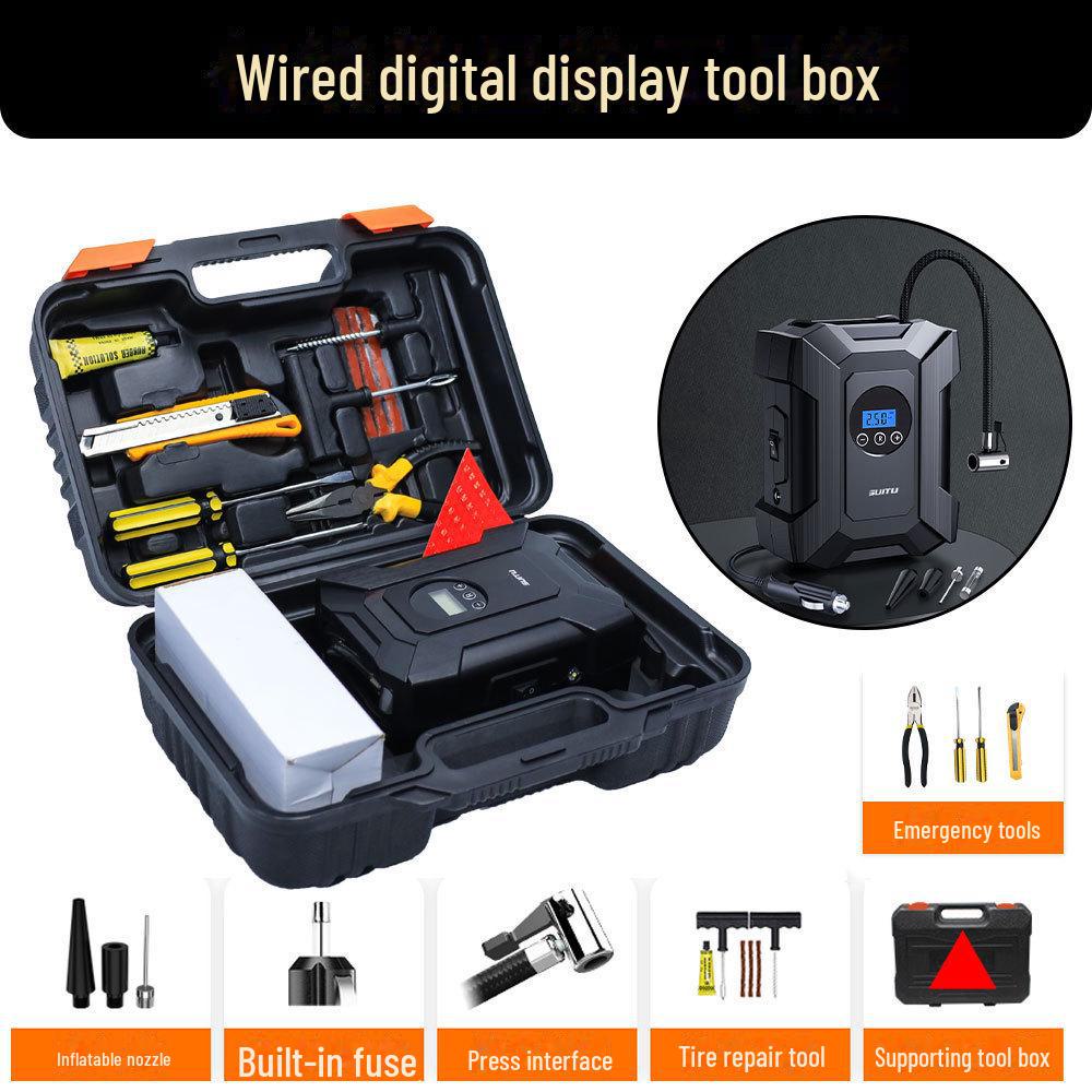 12 В быстрый автомобильный надувной насос со светодиодной подсветкой, воздушный компрессор, надувной насос для автомобилей, велосипедов, мотоциклов, 3 варианта стиля