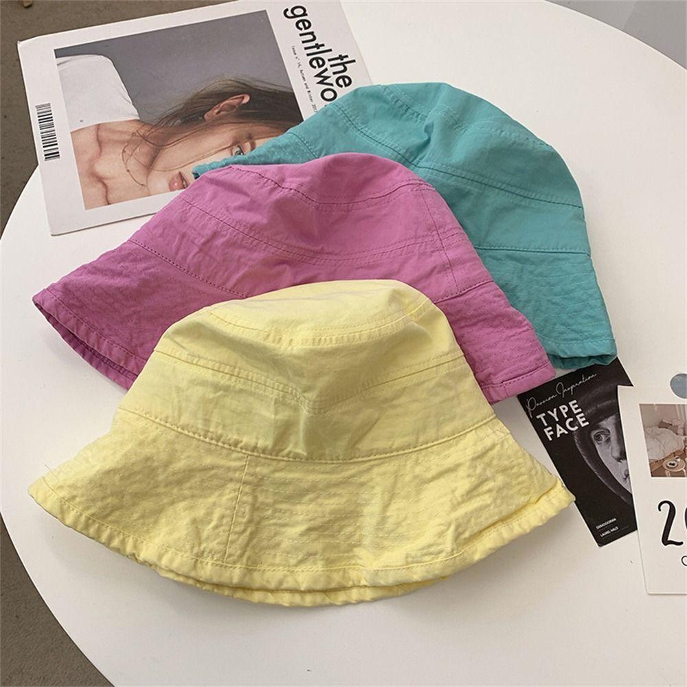 Sun Protection Fisherman Hat Breathable Sunhat Fashion Beach Cap for Spring Summer