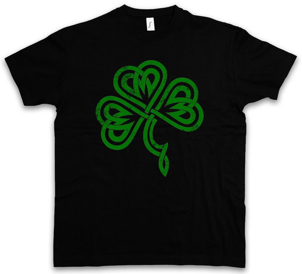 SHAMROCK IRISH KNOT III T shirt Cloverleaf Ireland Cloverleaf Celtic