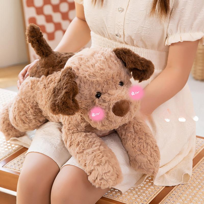 Puppy Lying Down Doll Cute Animal Plush Toy Small New Bed Doll Gift