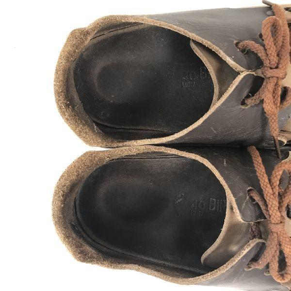 Birkenstock Кожаные сандалии обувь 40 25 коричневый(ИСПОЛЬЗОВАЛ)