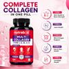 Nutrabud Комплекс Мультиколлагена Для Женщин Мужчин 90 Таблеток Гидролизованные Пептиды с Типами I II III V X Для Кожи Волос Суставов