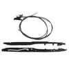 4Pcs Sunroof Glass Cables+Track Assembly For Ford F150 15-20 For F250 F350 F450 17-19 Sunroof Window Wire And Rail Kit