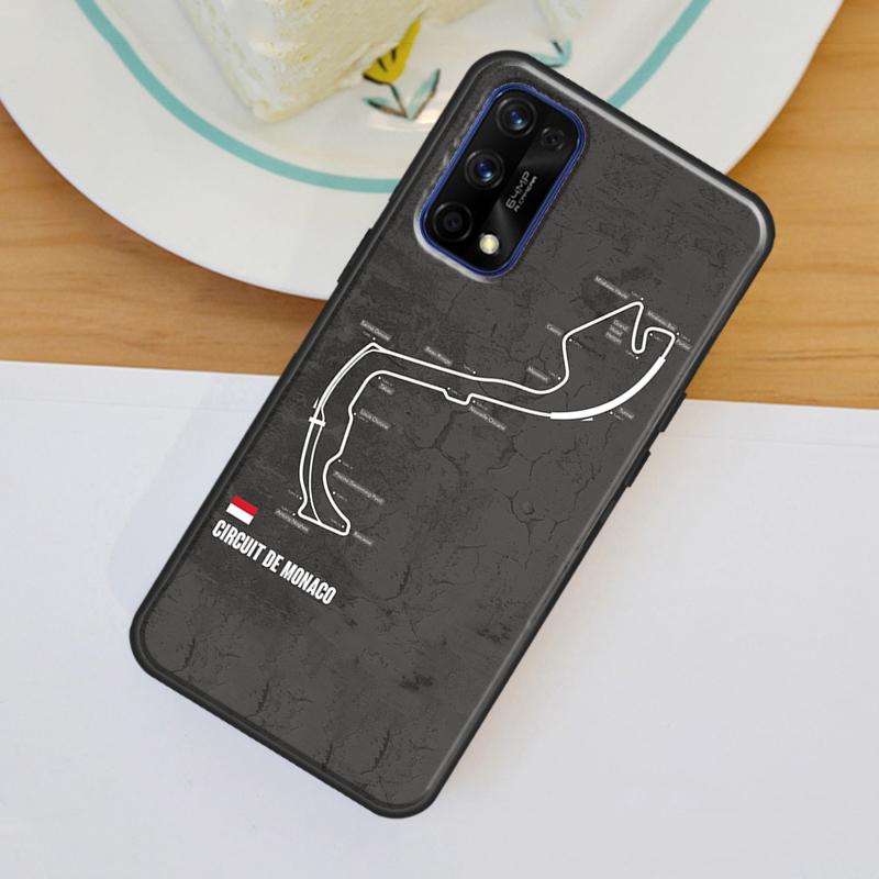 Чехол F1 Formula 1 Racing Circuit для OnePlus 11 10 Pro 10T Nord 3 2T CE 2 Lite Realme C55 C35 C33 C31 C30 C21Y GT Neo 5